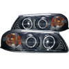 Anzo 121339 - 2000-2005 Chevrolet Impala Projector Headlights w/ Halo Black