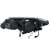 Anzo 121512 - 2012-2013 Toyota Camry Projector Headlights w/ Halo Black