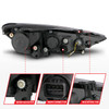 Anzo 121511 - 2013-2015 Hyundai Genesis Projector Headlights w/ Plank Style Design Black (HID Compatible)