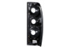 Anzo 211115 - 1998-2004 Nissan Frontier Taillights Black
