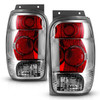 Anzo 211082 - 1998-2001 Ford Explorer Taillights Chrome
