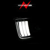Anzo 121566 - 05-09 Ford Mustang (w/Factory Halogen HL Only) Projector Headlights w/Light Bar Black Housing