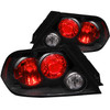 Anzo 221086 - 2002-2003 Mitsubishi Lancer Taillights Black