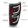 Anzo 311257 - 2009-2013 Ford F-150 LED Taillights Black