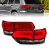 Anzo 311268 - 2014-2016 Jeep Grand Cherokee LED Taillights Red/Clear