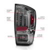 Anzo 311282 - 2016-2017 Toyota Tacoma LED Taillights Smoke