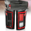 Anzo 311293 - 15-17 Ford F-150 LED Taillights Black w/ Sequential