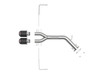 aFe Power 49-37012-C - Takeda 3in-2.5in 304 SS Axle-Back Exhaust w/ Carbon Tip 19-20 Hyundai Veloster I4-1.6L(t)