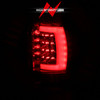 Anzo 311341 - 1994-2001 Dodge Ram 1500 LED Taillights Plank Style Chrome w/ Clear Lens