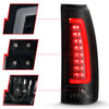 Anzo 311345 - 1999-2000 Cadillac Escalade LED Taillights Black Housing Smoke Lens Pair