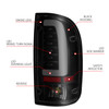 Anzo 311354 - 1995-2000 Toyota Tacoma LED Taillights Black Housing Smoke Lens (Pair)