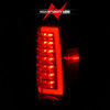 Anzo 311384 - 2004-2012 Chevrolet Colorado/ GMC Canyon LED Tail Lights w/ Light Bar Chrome Housing Red/Clear