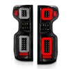 Anzo 311417 - 19-21 Chevy Silverado Work TruckFull LED Tailights Black Housing Clear Lens G2 (w/C Light Bars)