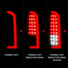 Anzo 311432 - 15-21 Chevrolet Colorado Full LED Tail Lights w/ Red Lightbar Black Housing Clear Lens
