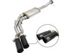 aFe Power 49-43080-B - Rebel Exhausts 3in SS Cat-Back 09-14 Ford F-150 4.6/5.0/5.4L w/ Black Tips