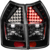 Anzo 321017 - 2005-2008 Dodge Magnum LED Taillights Black