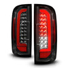 Anzo 311434 - 15-21 GMC Canyon Full LED Taillights w/ Red Lightbar Black Housing/Clear Lens