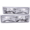 Anzo 511032 - 1988-1998 Chevrolet C1500 Euro Parking Lights Chrome