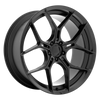 Asanti ABL37-20905625SB - Abl-37 Monarch 20X9 Satin Black