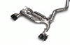 AWE 3010-43036 - BMW F3X N20/N26 328i/428i Touring Edition Exhaust Quad Outlet - 80mm Diamond Black Tips