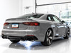 AWE 3015-33114 - Audi B9 RS 5 Sportback Touring Edition Exhaust-Non Resonated- Diamond Black RS Style Tips