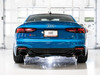 AWE 3015-33321 - Audi B9.5 RS5 Sportback Non-Resonated Touring Edition Exhaust - RS-Style Diamond Blk Tips