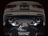 AWE 3015-42103 - 19-23 Audi C8 S6/S7 2.9T V6 AWD Touring Edition Exhaust - Chrome Silver Tips
