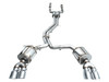 AWE 3015-42103 - 19-23 Audi C8 S6/S7 2.9T V6 AWD Touring Edition Exhaust - Chrome Silver Tips