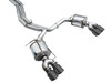 AWE 3015-43107 - 19-23 Audi C8 S6/S7 2.9T V6 AWD Touring Edition Exhaust - Diamond Black Tips