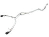 AWE 3020-33034 - Audi B9 A5 Track Edition Exhaust Dual Outlet - Diamond Black Tips (Includes DP)