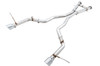 AWE 3020-32061 - 2020 Jeep Grand Cherokee SRT Track Edition Exhaust - Chrome Silver Tips