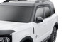 Auto Ventshade (AVS) 894085 - Auto Ventshade  Low Profile Dark Smoke Ventvisor Side Window Deflector, 4-Piece Set for 21-23 Ford Bronco Sport