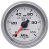 AutoMeter 4953 - Ultra-Lite II 52mm 0-100 psi Full Sweep Electric Oil Pressure Gauge