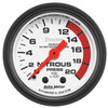 AutoMeter 5728 - Phantom 52mm 0-2000 PSI Mechanical Nitrous Pressure Gauge