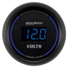 AutoMeter 6993 - Cobalt Digital 52.4mm Black Voltmeter