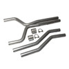 BBK 4024 - 10-11 Camaro V6 High Flow After Cat X Pipe - 2-1/2