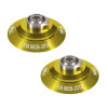Bell Helmets 2100007 - Bell HANS Clip Set - Yellow FIA8858-2010