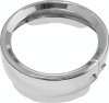 Bikers Choice 482914 - FLH FLT FLHR FLD Black 7 Inch Chrome Headlight Trim Ring