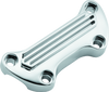 Bikers Choice 489999 - 74-Up Chrome Finned Handlebar Clamp