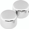 Bikers Choice 490050 - 72-99 FL FLT FXWG Softail 88-94 Chrome Front Axle Cap Set