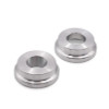 BLOX Racing BXAC-00322-SI - 2-Piece Billet Aluminum Solid Shifter Bushing B-Series Transmissions - Silver