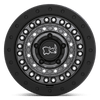 Black Rhino Wheels 1785BCD106135G87 - Barricade 17X8.5 Gun Black With Black Rock Guard