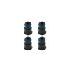 BLOX Racing BXEF-AT-11S-4 - Racing 11mm Adapter Top (1/2in) w/Viton O-Ring & Retaining Clip (Set of 4)