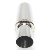 BLOX Racing BXEX-00109 - Racing 63.5mm N1 304 SS Universal Exhaust Muffler w/ Straight Tip