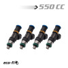 BLOX Racing BXEF-06514-550-4 - Racing Eco-Fi Street Injectors 550cc/min Honda K Series (Set of 4)