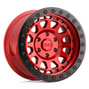 Black Rhino Wheels 1785PRM-06140R12 - Primm Beadlock 17X8.5 Candy Red With Black Ring