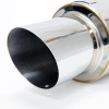 BLOX Racing BXEX-00100 - Racing 60.5mm Street Muffler - Angled Tip