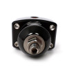 BLOX Racing BXFU-00410-BKB - Racing 2-Port Design Black/Black Adjustable Fuel Pressure Regulator