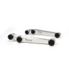 BLOX Racing BXSS-21203-RAW-V2 - Racing 90-01 Integra, 89-95 Civic, CRX, Del Sol V2 Billet Rear LCA Poly Bushings - Raw