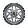 Black Rhino Wheels 1890KLS-85127G71 - Kelso 18X9 Battleship Gray W/ Black Ring